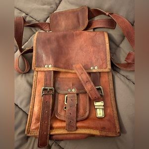 Komal’s Passion Leather Messenger Bag